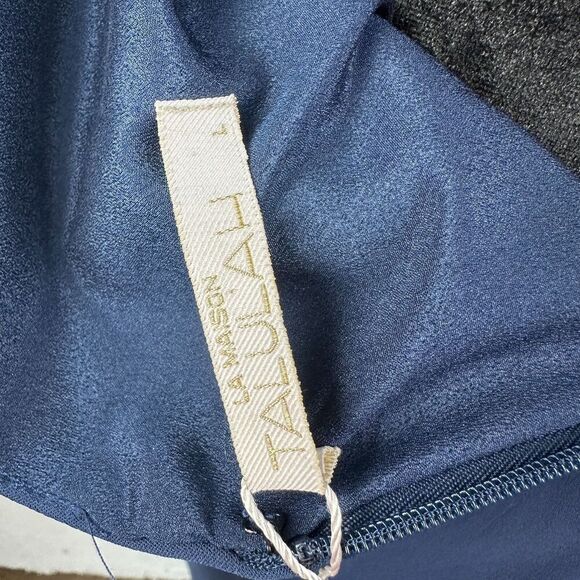 La Maison Talulah Vanity Fair Gown Maxi Dress Sz L Blue Formal Wedding Prom Hoco - Picture 11 of 14